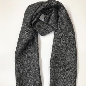 Baby Alpaca/Lurex Scarf with Metallic Accents